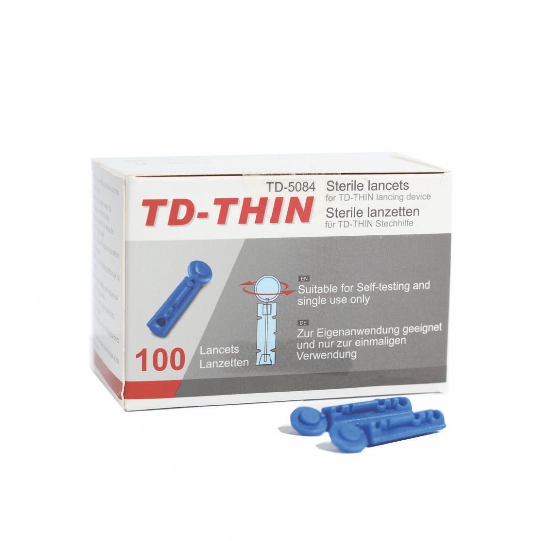 Lancetas Personales Taidoc Caja x 100 Ud. -TD Thin