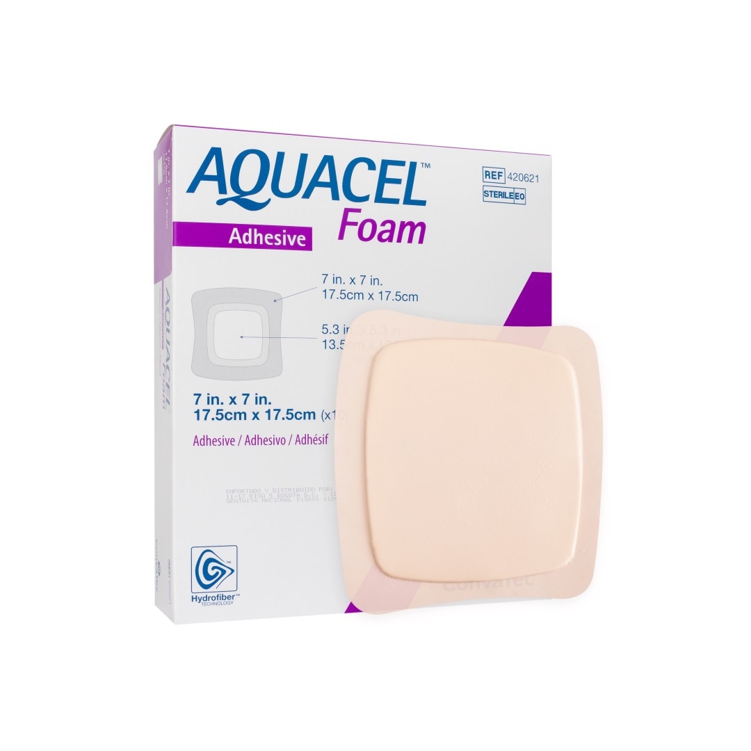 Apósito de Espuma Aquacel Foam Ag Adhesivo Sacral - ConvaTec