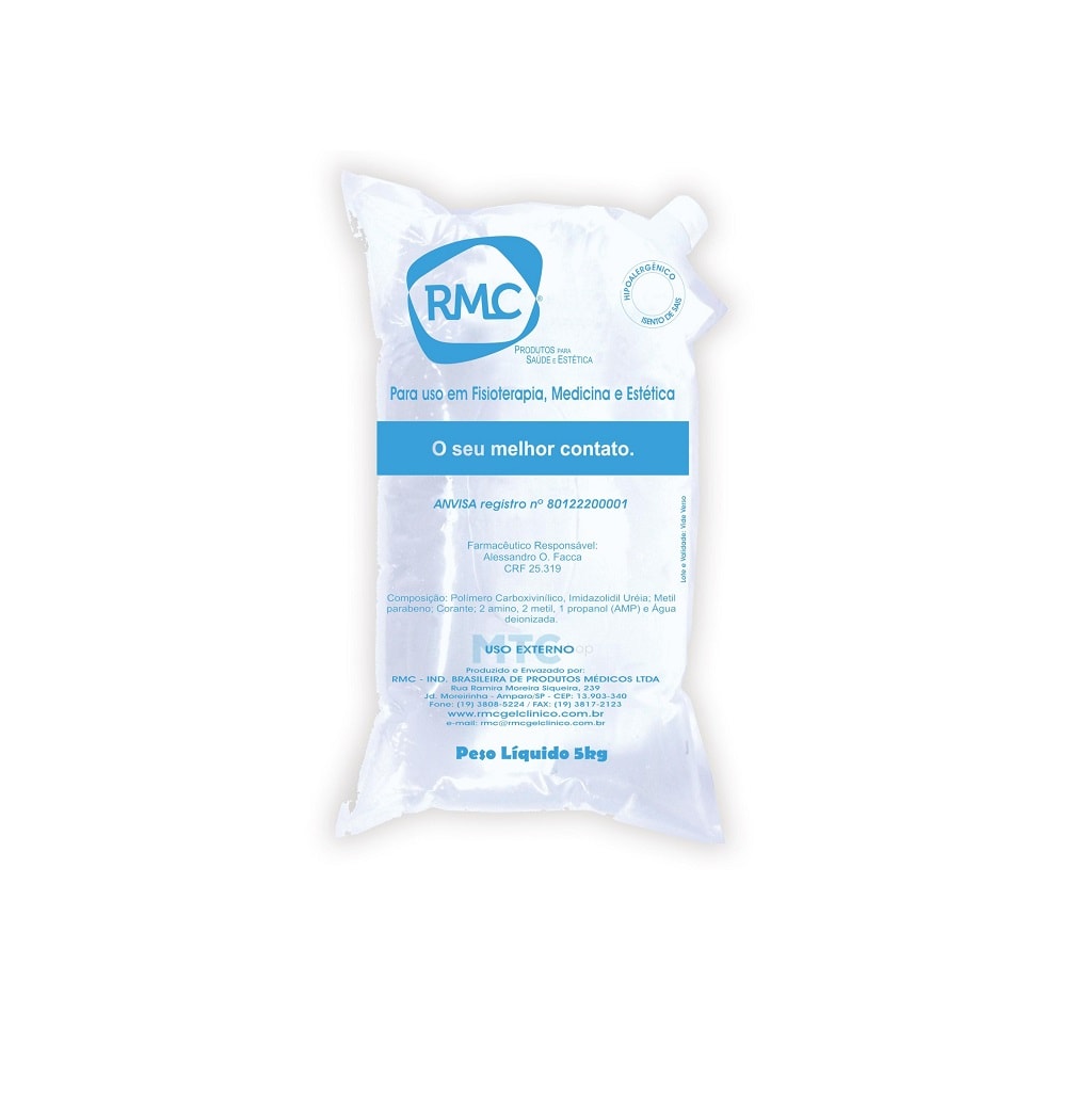 Gel Clínico Incoloro Bolsa 5kg + Envase 300ml – RMC