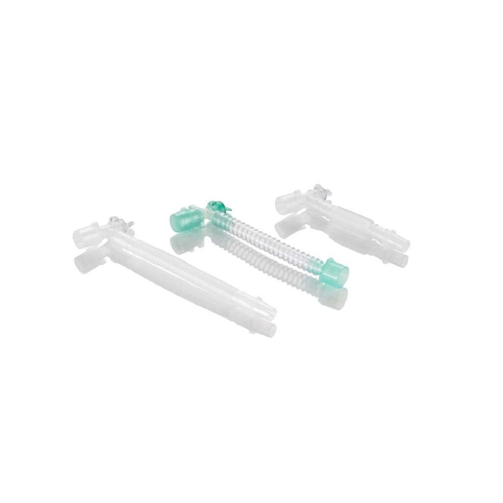 Tubo Conector Corrugado para Circuito de Paciente 15cm